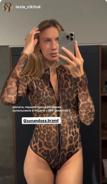 Lesia Nikitiuk in SUN＆SEA Smart Swimwear